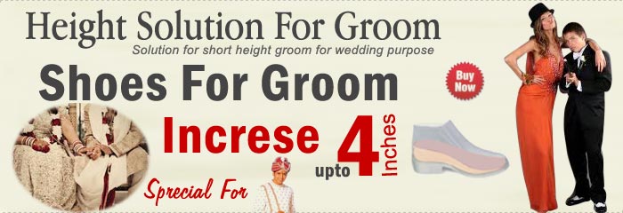 Height Increase Shoes Groom